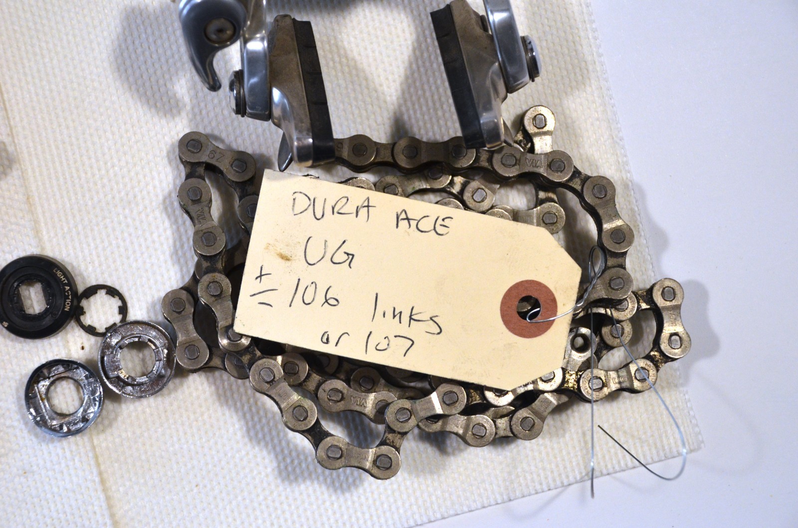 Dura Ace 7400 mixed 8 / 9 speed Groupset Group Eroica build w/ headset