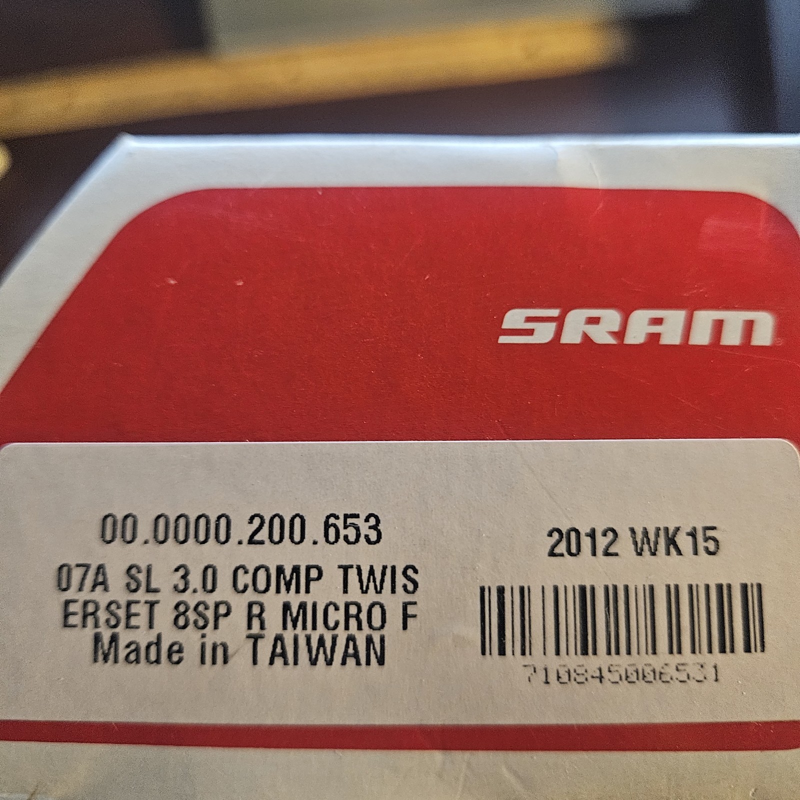 SRAM 3.0 Comp 8-Speed Twist Shifter Set Compatible for Mountain Bikes -New