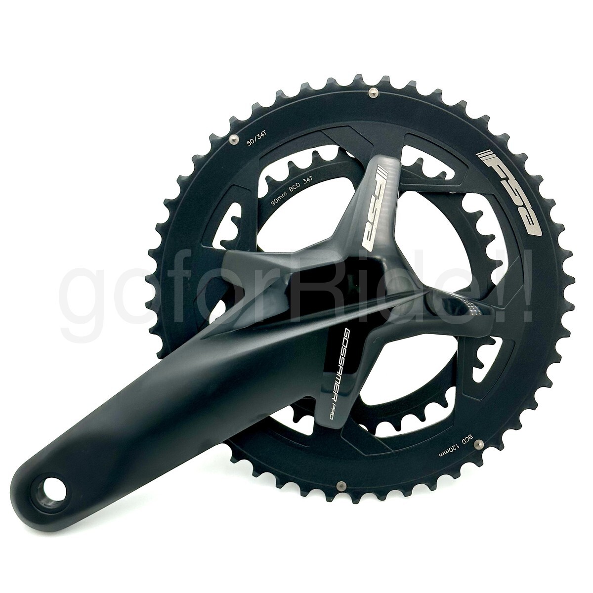 Full Speed Ahead Gossamer Pro BB386EVO Bike Crankset – 170mm 11/12-Speed 50/34t