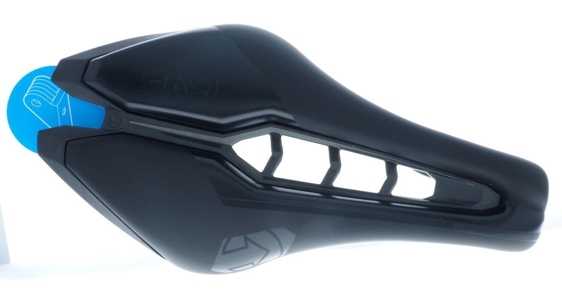 SHIMANO PRO TSA 1.2 TT/Tri Saddle Stainless 7x7mm Rails, Black 132mm