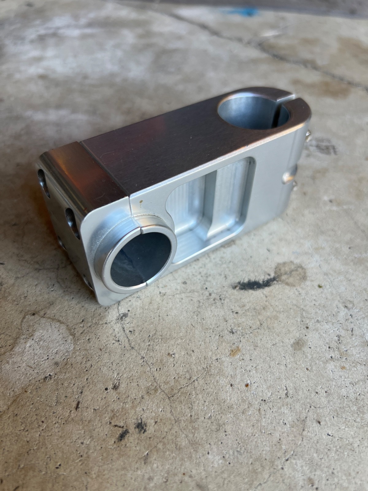 Kooka Vintage Silver Billet DH Stem 1 1/8 CNC, 90s MTB, 70mm