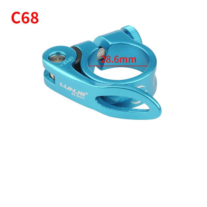 Aluminum Alloy Bicycle Seatpost Clamp Seat Tube Clamp MTB Bike Seat Tube Clip Bi