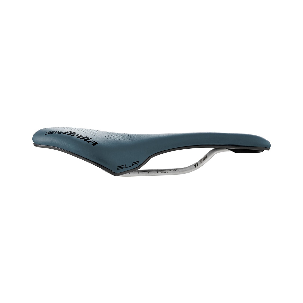 Selle Italia saddle SLR Boost Gravel TI316 rails Superflow L3 145mm 248mm BLUE