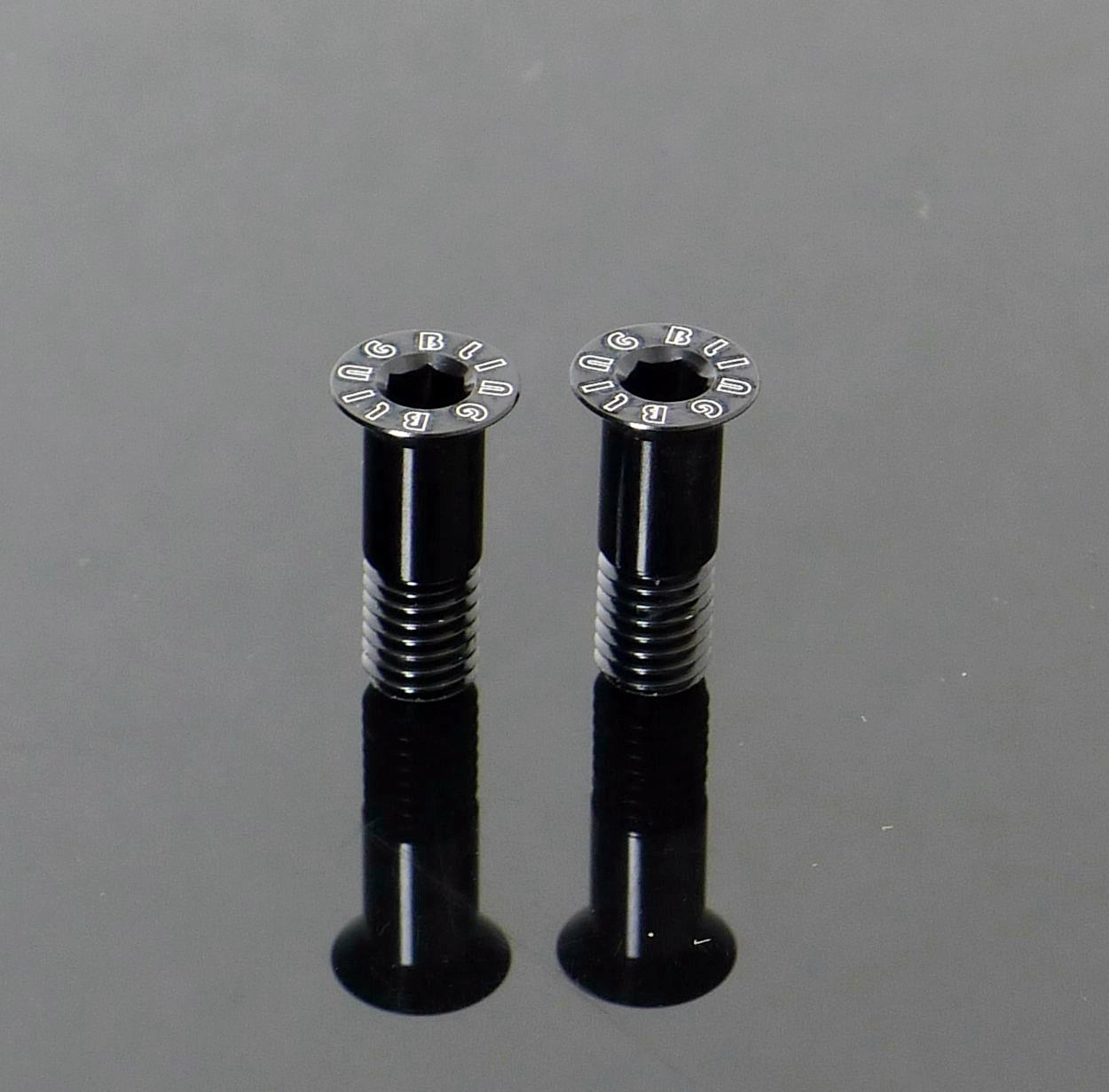 mr-ride Bling Rear Derailleur Pulley Bolts M5X14MM 2pc Black for shimano kcnc