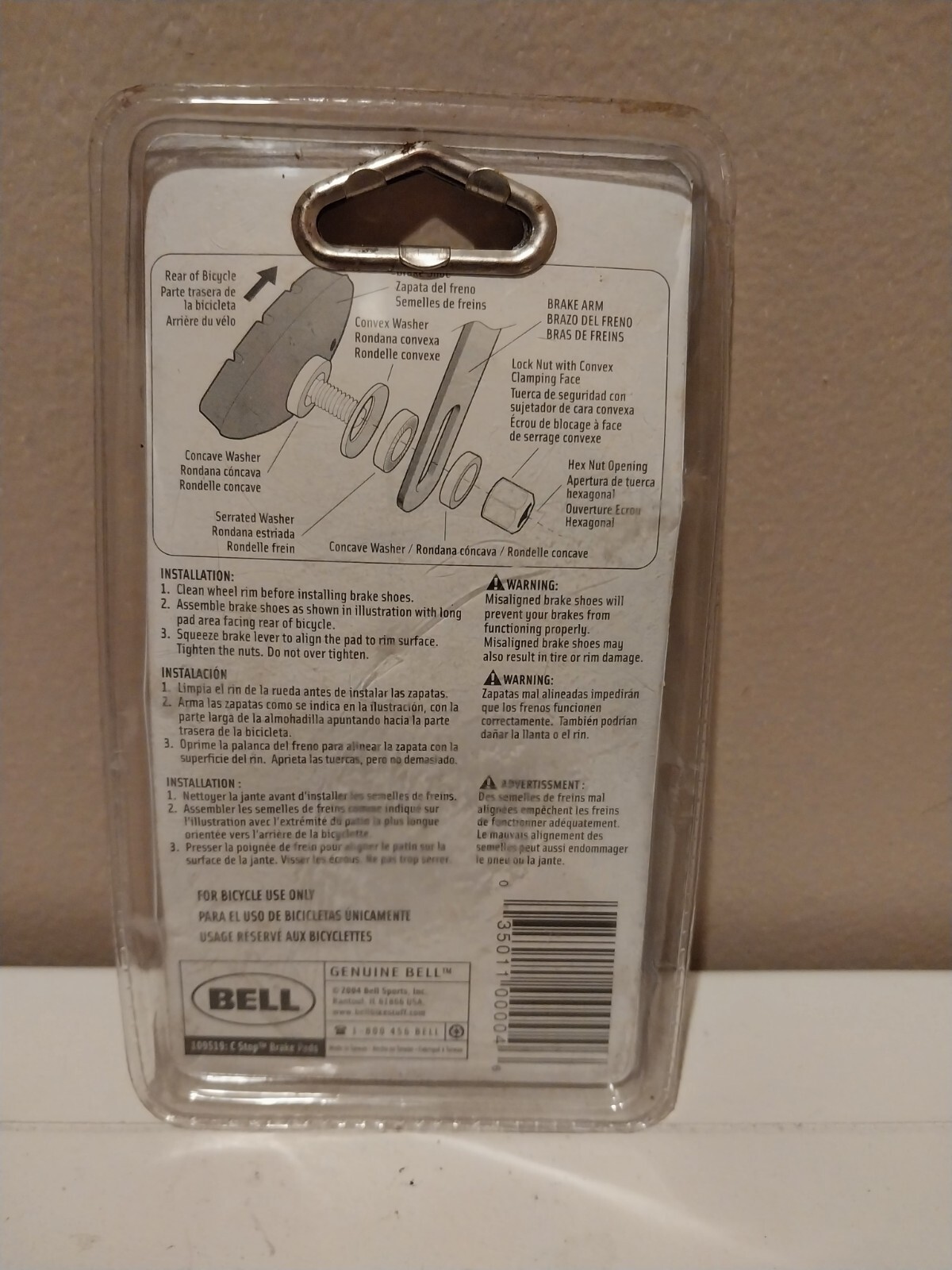 BELL C Stop All Terrain Brake Pads For Bicycles Only 109519 Brand New