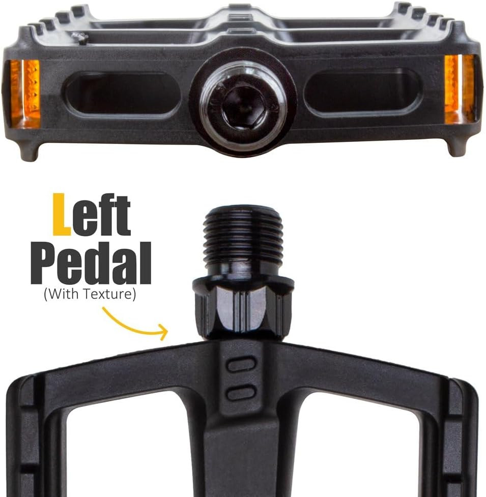Bike Pedal – Universal Fit Bicycle Pedals 9/16″ Compatible