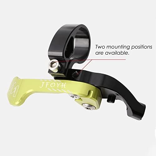 JFOYH Mountain Bike Dropper Post Remote Lever Kit for External and Internal Rout