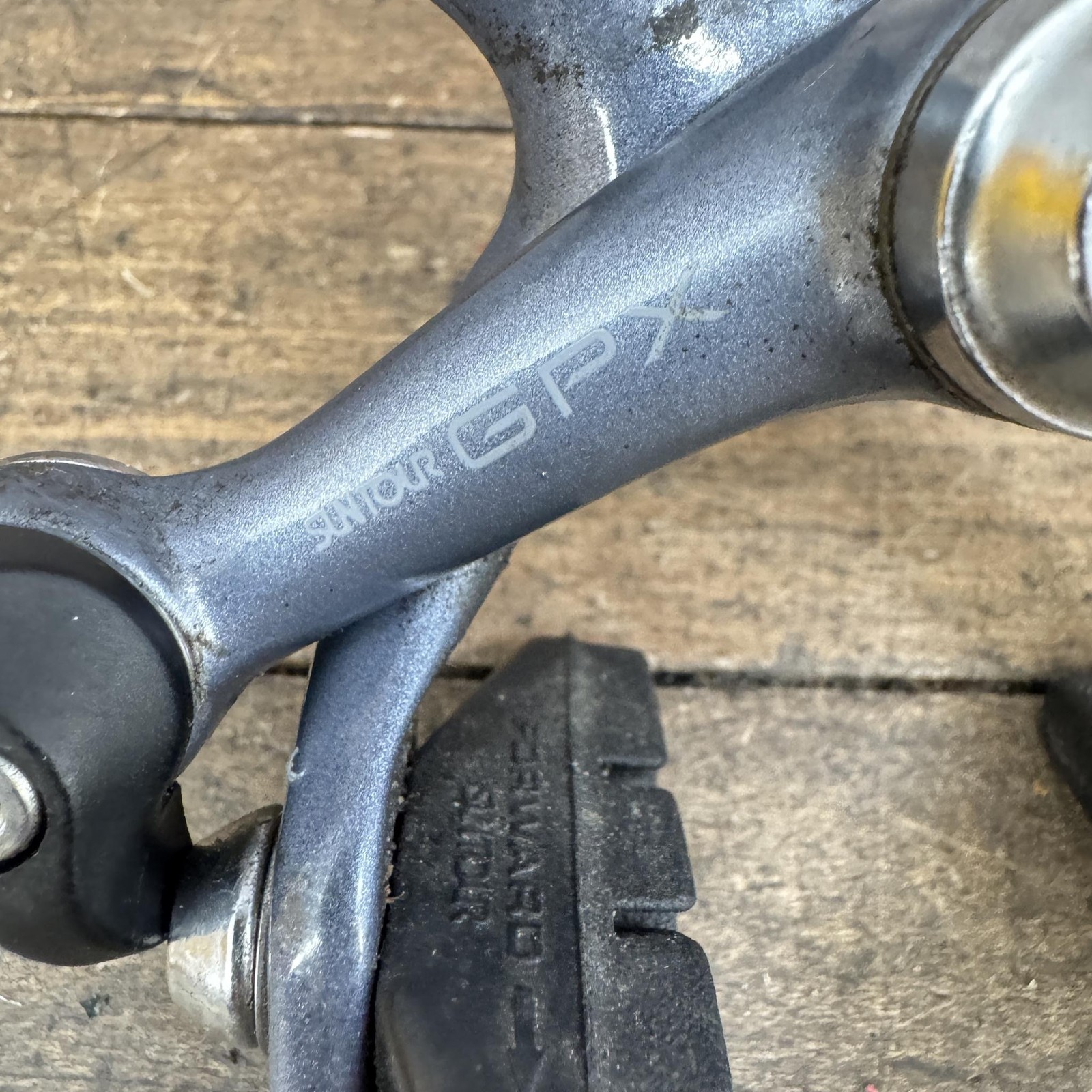 Vintage Suntour GPX Hidden Spring Brake Caliper Set 49-59mm Gray Front Rear Road