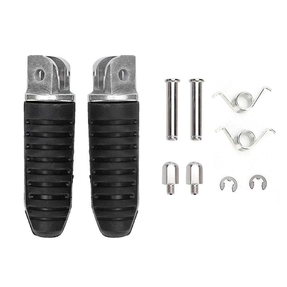 Aluminum Foot Pegs Black Fit With Car Long Service Life Aluminium Material NCBF