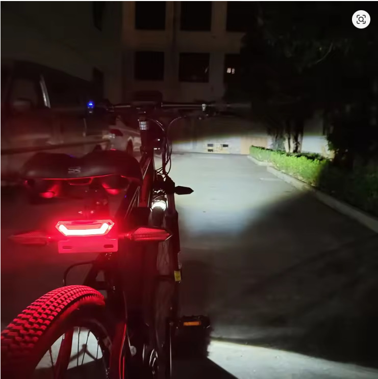 Ebike Headlight Waterproof Switch with Horn 12/24/36/48/52/60/72V 6W High-Power