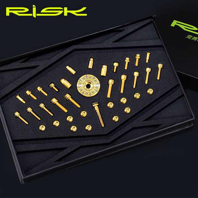 36pcs Titanium Alloy Screw Kits for MTB Bike Common Bolts Screw with Washer