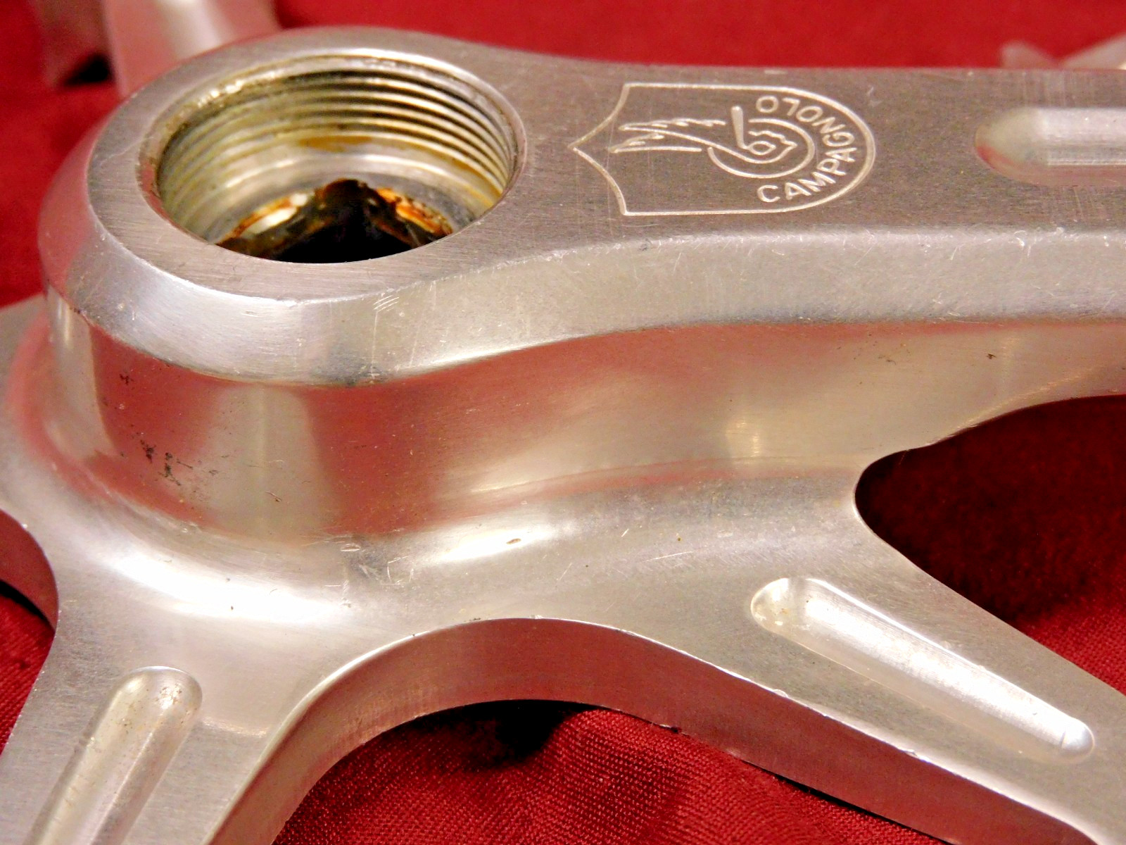 Excellent 1981 Campagnolo #1049 Nuovo / Super Record Crank Arms 175 x 144 mm BCD