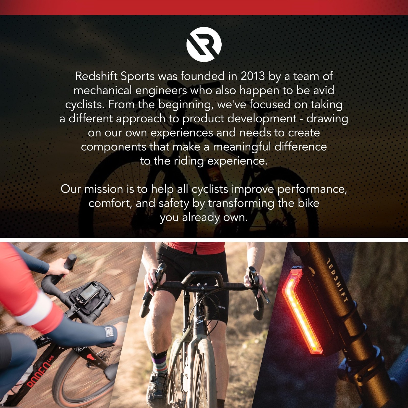 REDSHIFT Top Shelf Handlebar with 70mm of Rise, 53cm width for Road, Gravel, …