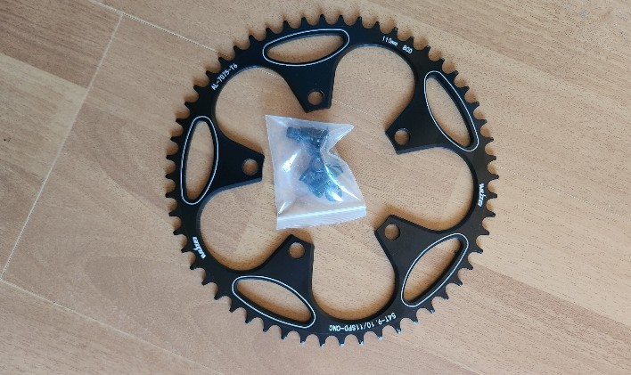 YBEKI 110BCD Narrow‑Wide Chainring CNC 7075‑T6 Aluminum 8‑12 Speed Road Bike 58T