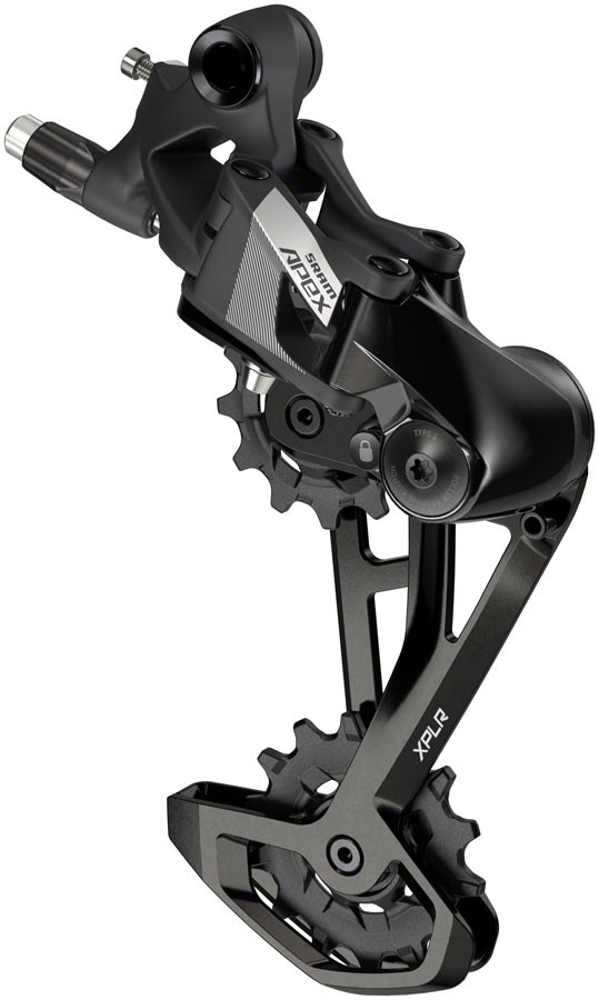 SRAM Apex XPLR Rear Derailleur – 12-Speed, Medium Cage, 44t Max, Black, D1