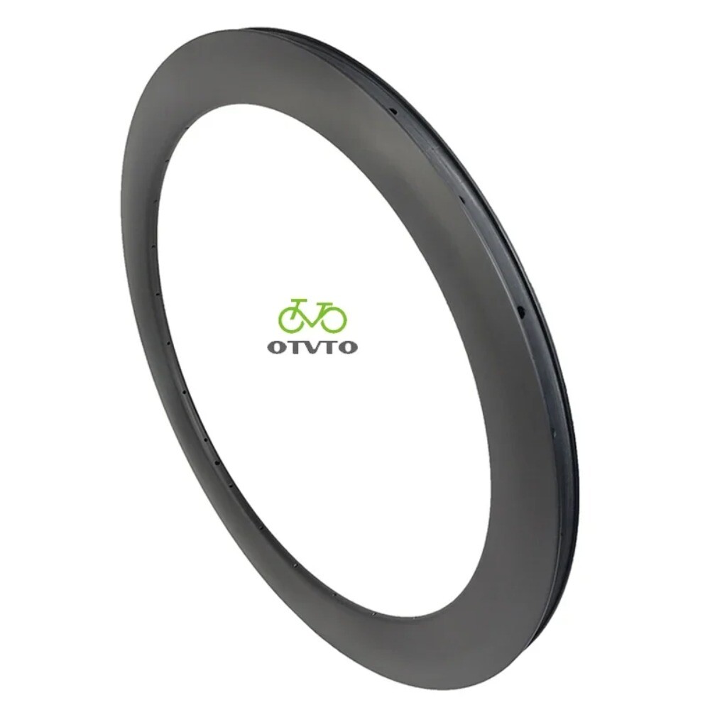 1 Pcs 700C Carbon Bike Rim 60mm Depth 25mm Wide Tubeless Clincher Tubular