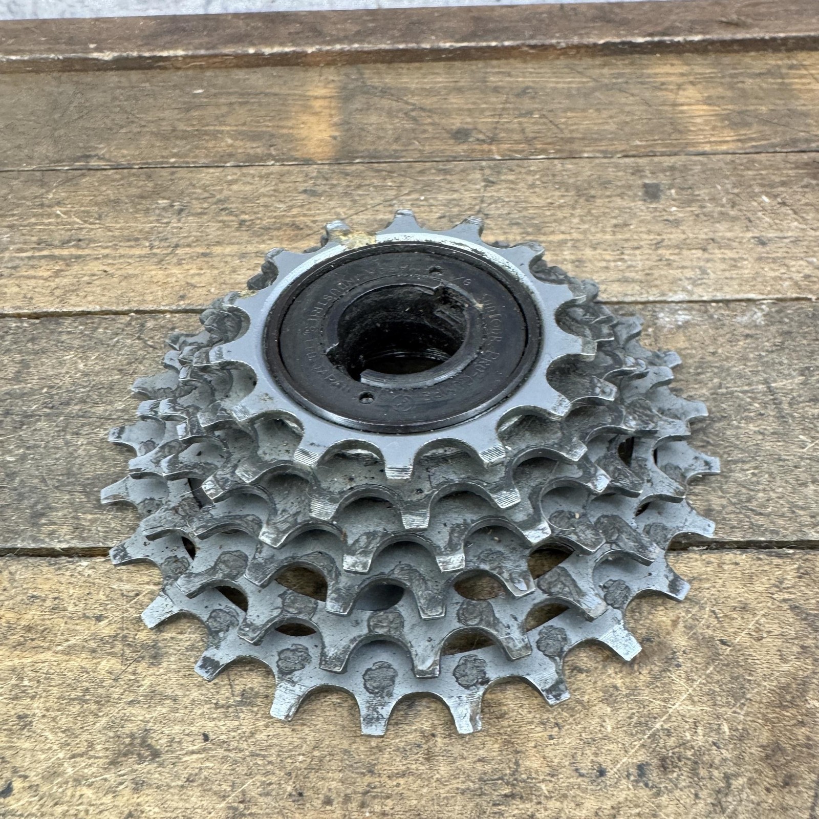Vintage Suntour Pro-Compe Freewheel 6 Speed 14-26T 26T Steel Maeda Japan
