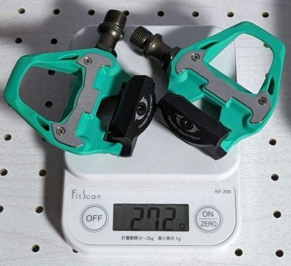 Racework SPD-SL Binding Pedals Green Celeste Pair Unique Design Road Bike
