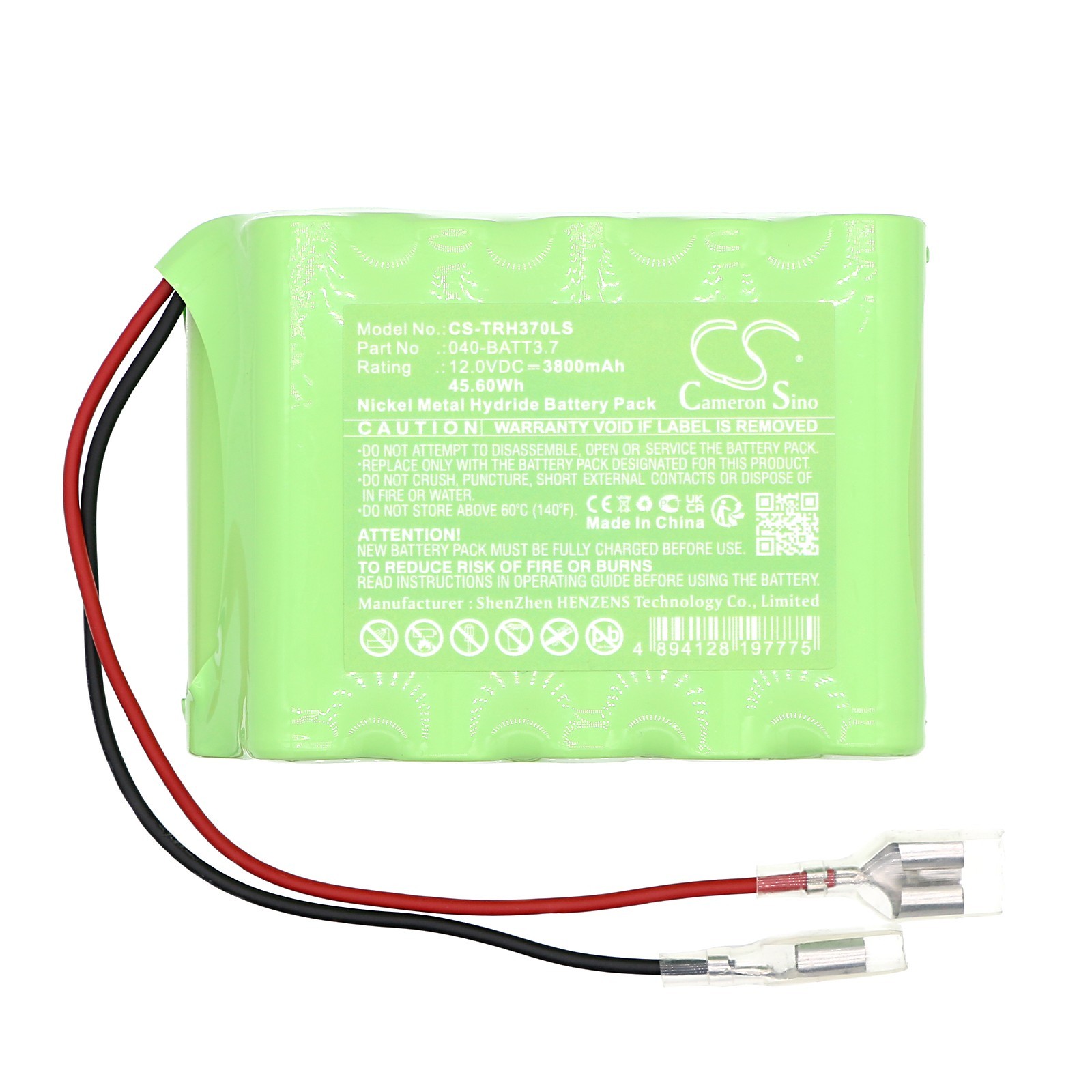 BATTERIE 3800mAh Type 040-BATT3.7 For Trail Tech 040-BATT3.7