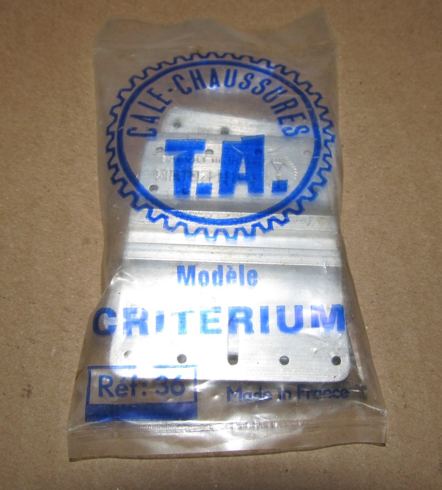 NOS 2 Sets TA Criterium Ref. 36 Shoe Pedal Cleats w/ Nails NEW Old Stock T.A.
