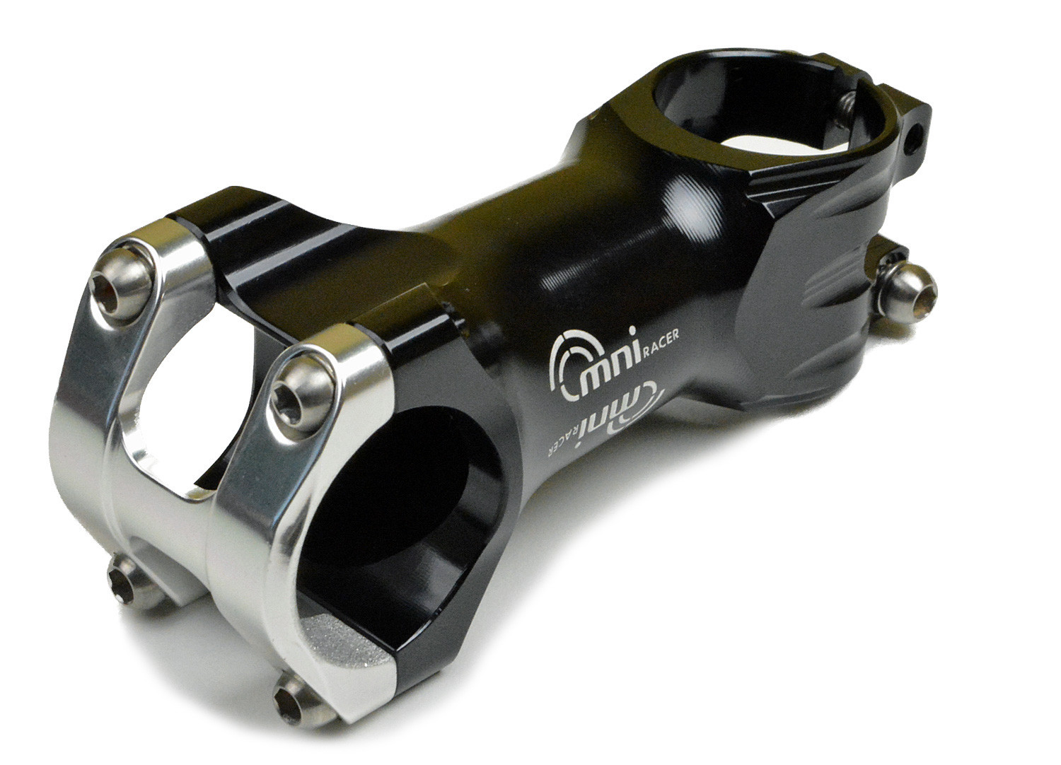 OMNI Racer WORLDS LIGHTEST RACE-Lite Handlebar Stem & Ti Bolts 31.8mm BLACK
