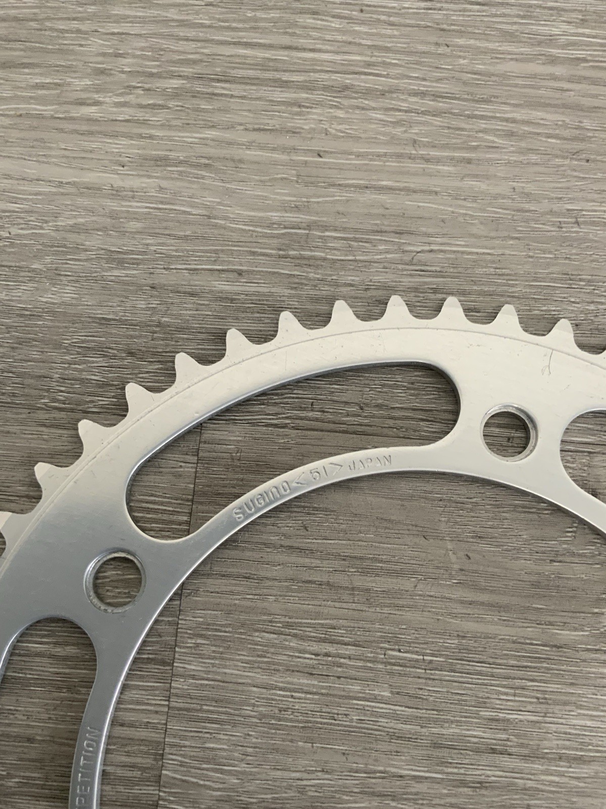 SUGINO MIGHTY COMPETITION CHAIN RING 51 TOOTH TRACK 1/8 INCH BCD 151