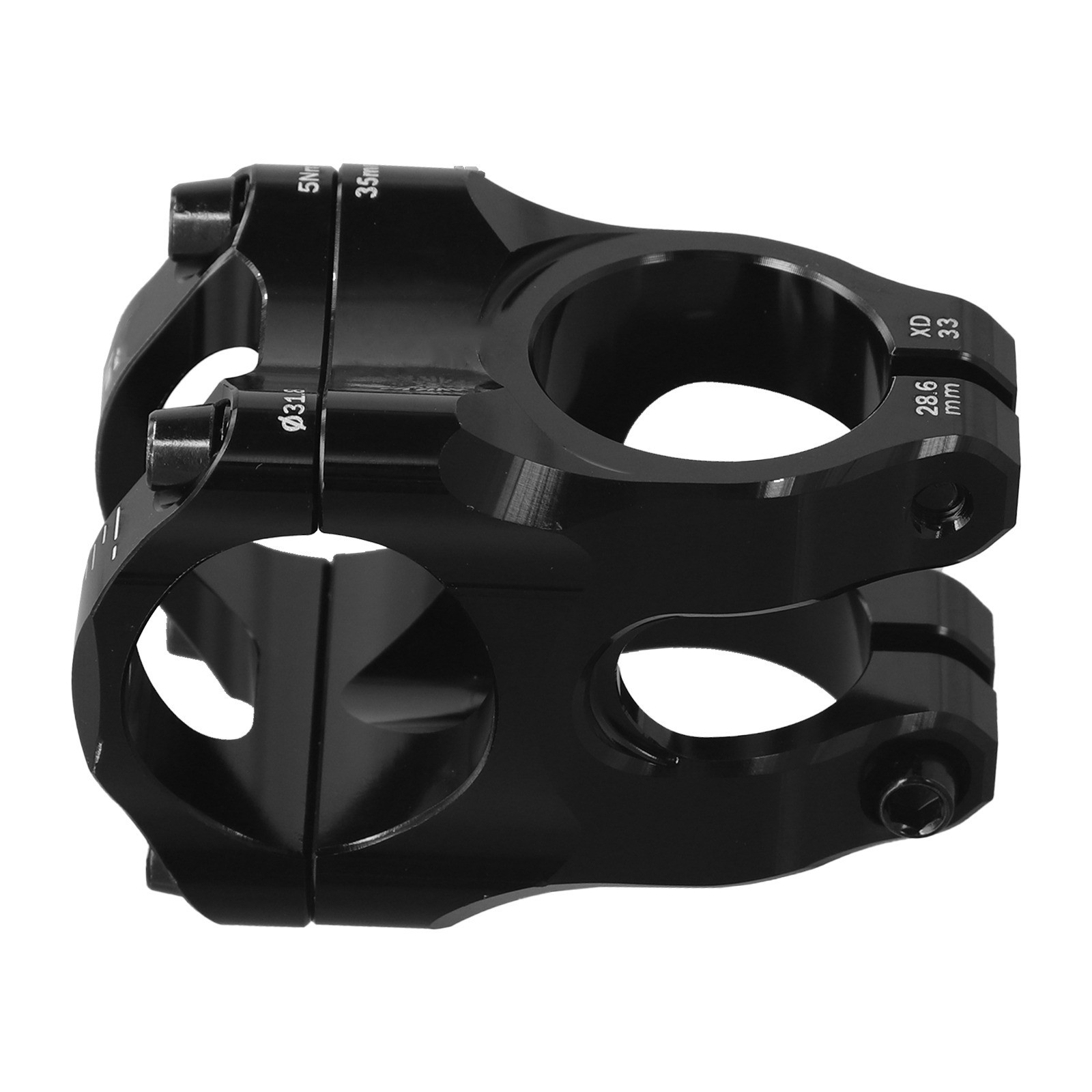 31 8MM Aluminum Alloy Bike Stem for Downhill Cycling Lightweight 123g Design