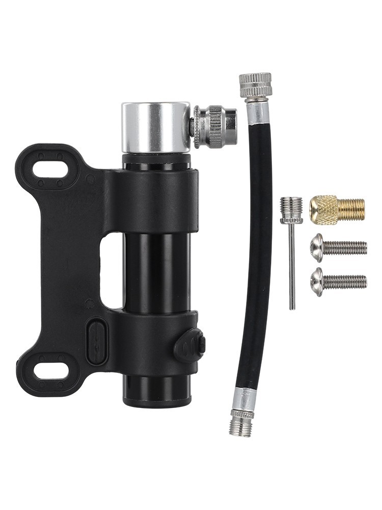 Compact Aluminum Bike Pump for Mountain Bike and Road Bike 120 PSI Easy Install