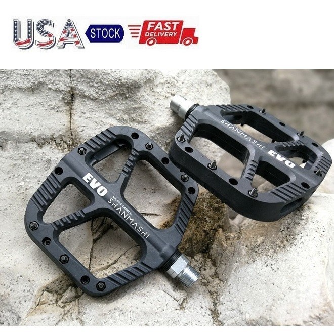 Road Mountain Bike Bicycle Pedal Bearings 9/16 in Flat Nylon Pedals