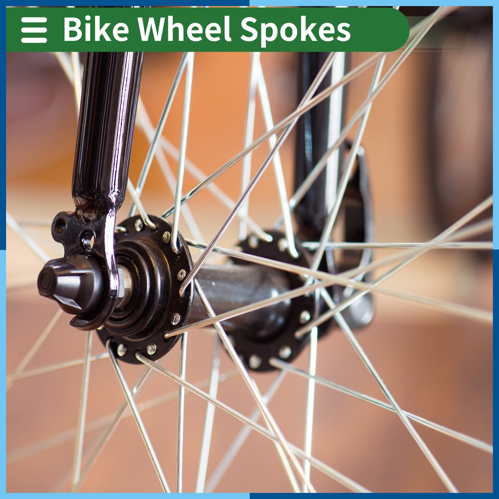 14G 280mm Length Bicycle Spokes Nipple Carbon Steel Black Universal