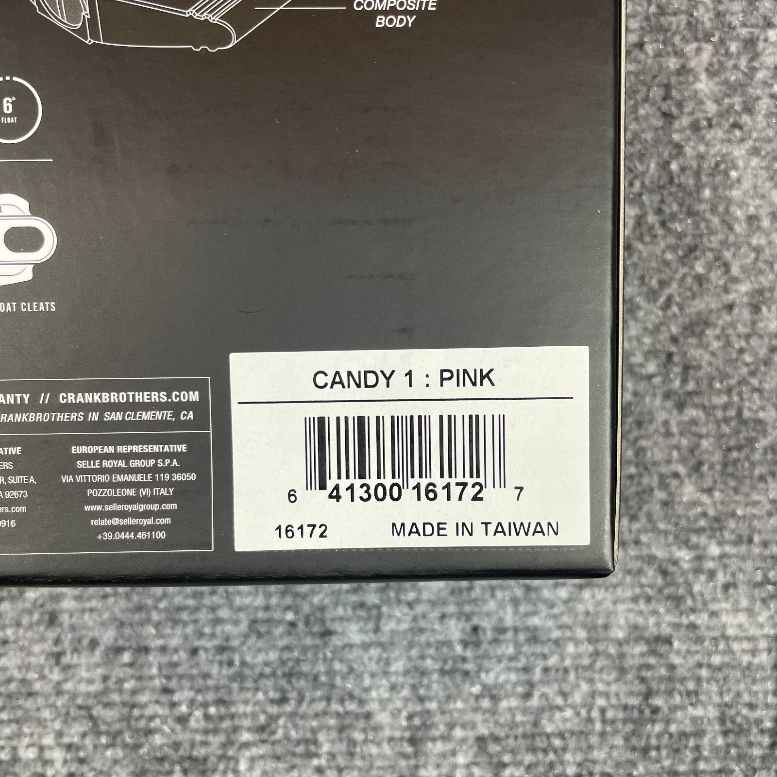 Crank Brothers Candy 1 Clip-In Mountain Bike Pedals Pink NEW MTB XC