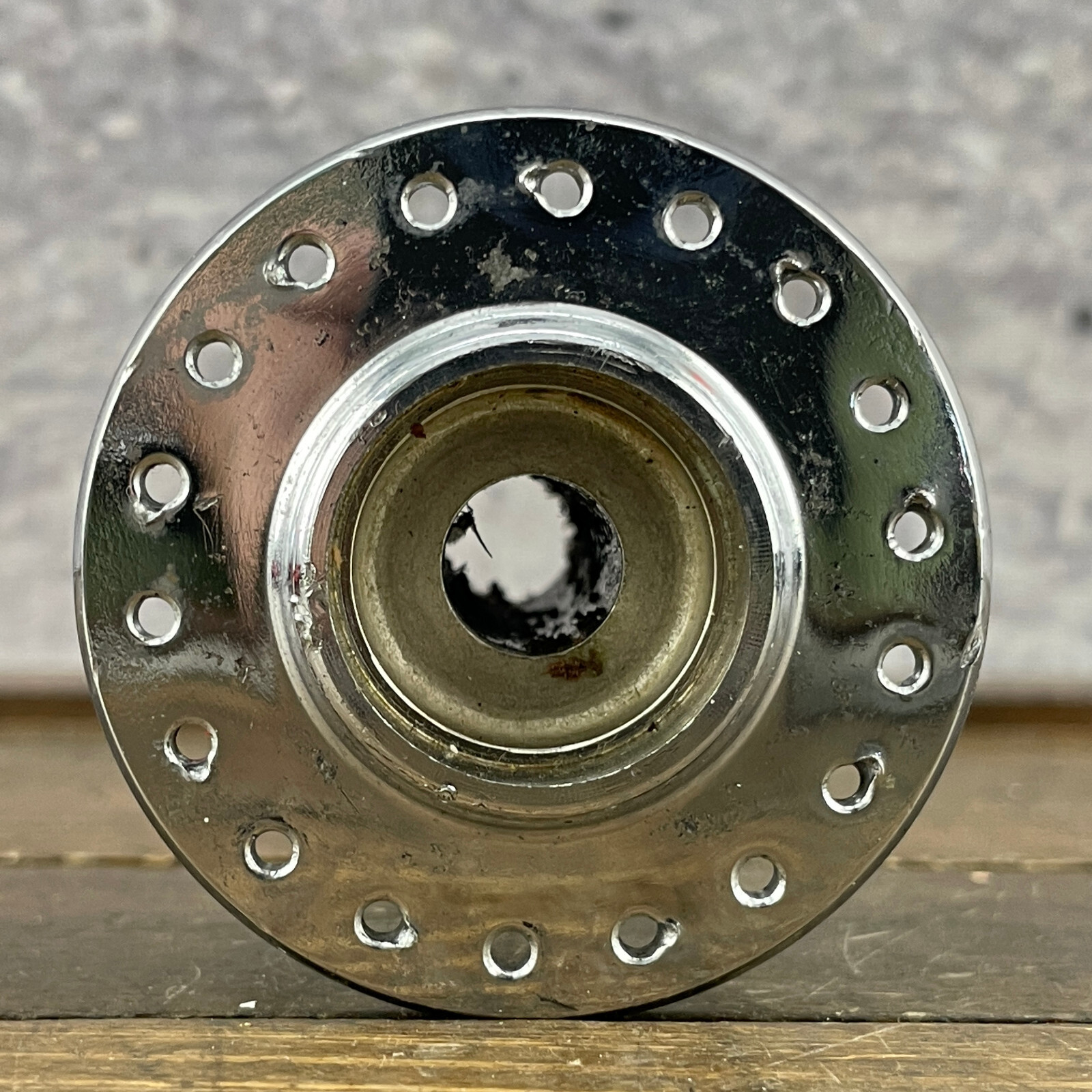 Vintage Sunshine Gyromaster Front Hub SHELL 36 Hole 36h 82 Gyro Master Chrome