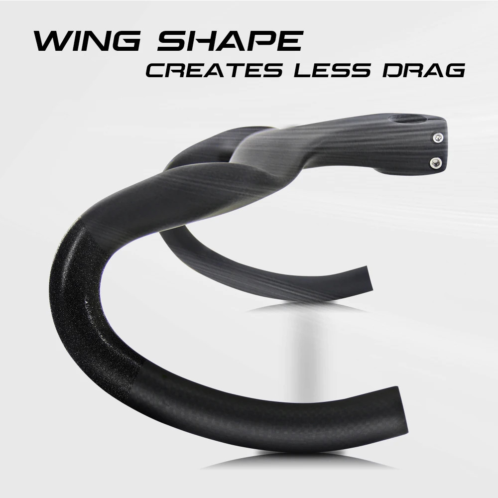 Carbon Road Bike Handlebar Full Internal Routing Racing Drop Handlebars
