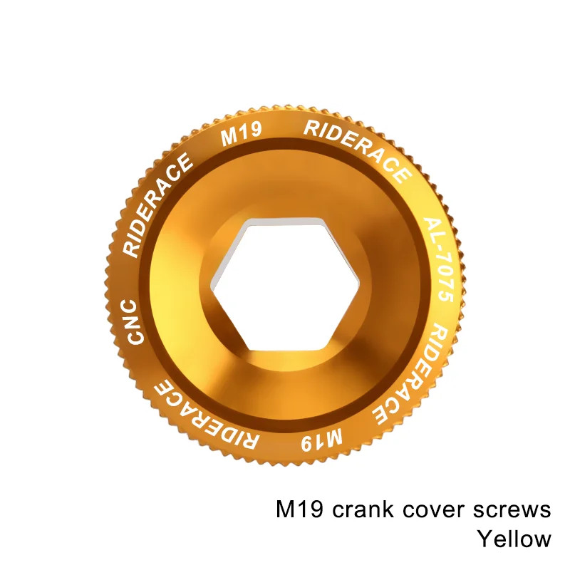 Bike Crank Arm Fixing Bolt Cap Aluminum Alloy MTB Shimano Crank Nut M18 M20