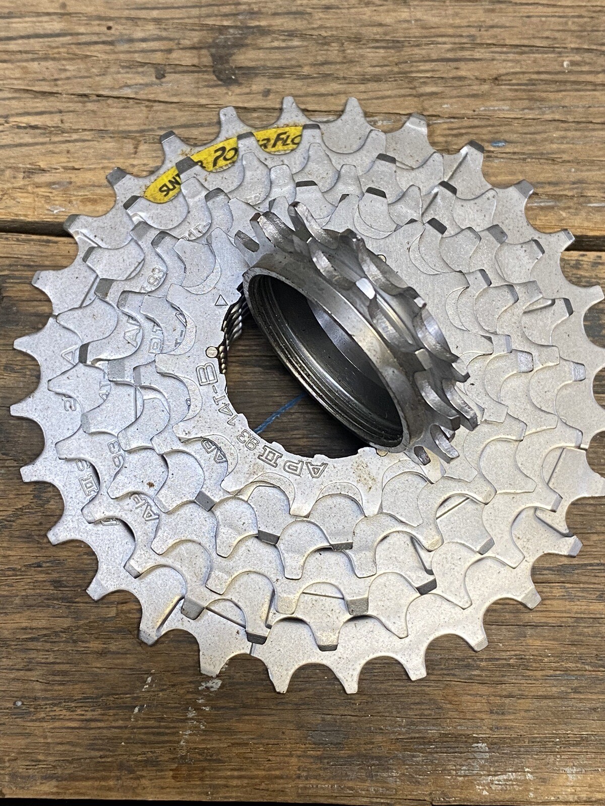 Suntour Powerflo 8-speed cassette 11-28 range mtb rare AP II microdrive