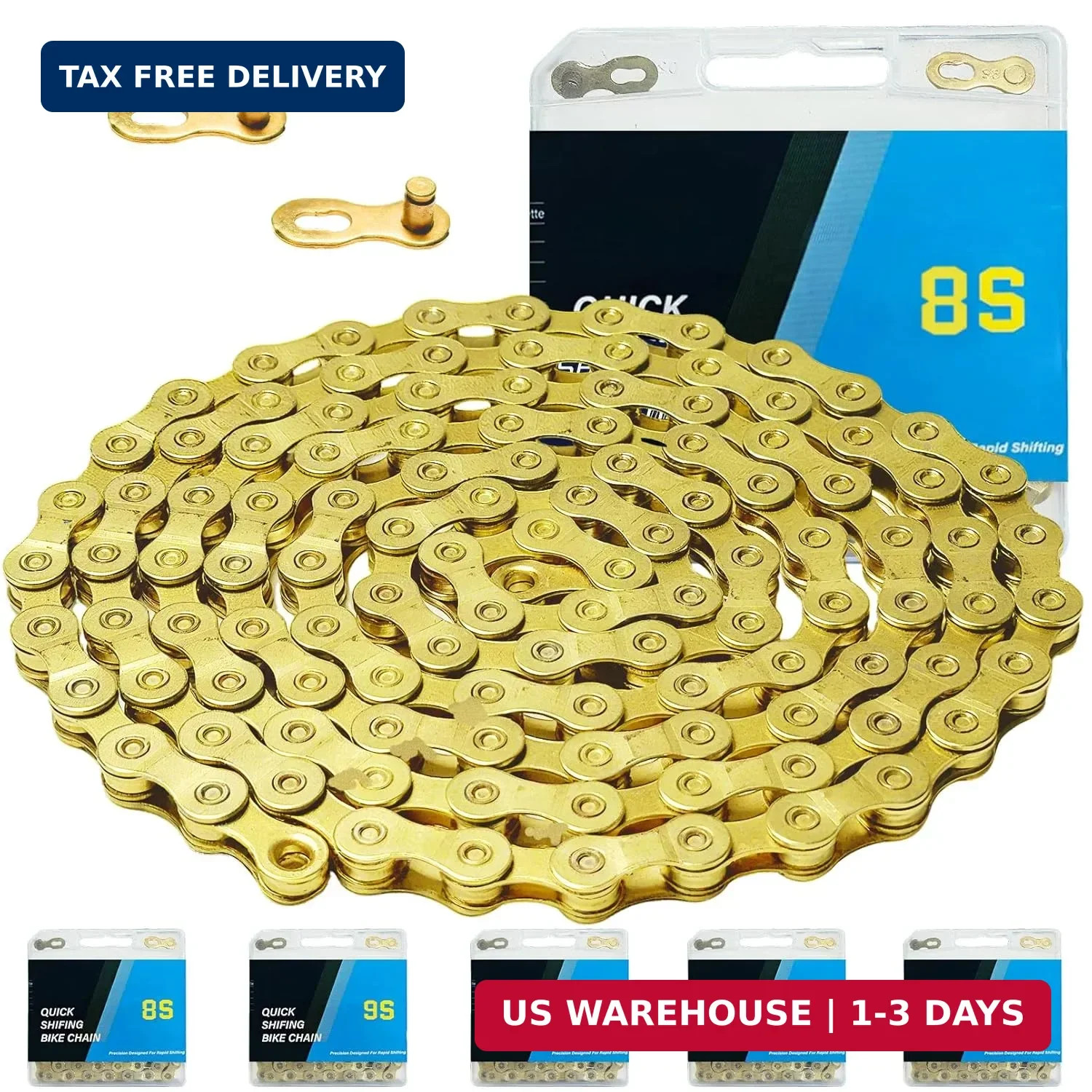 6/7/8/9/10/11/12 Speed Bike Chain – High-Strength, Durable & Smooth-Shifting for