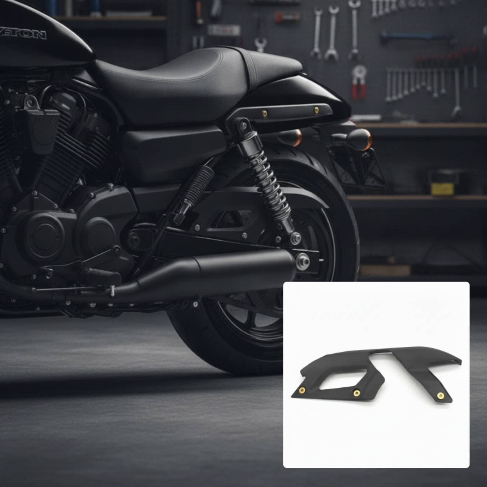 Upper Belt Guard with Bushings Direct Replacement Upper Belt Chain Guard Cover