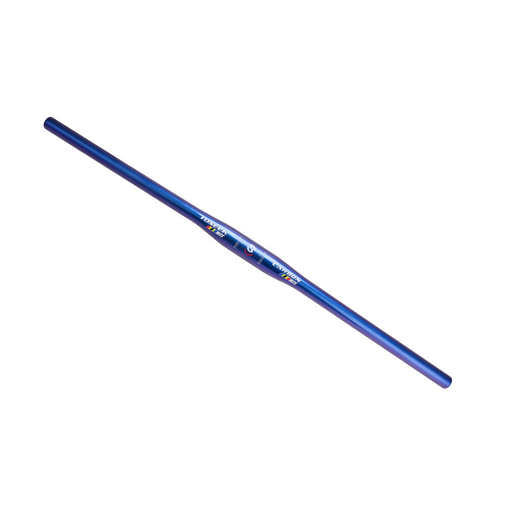 Blue Purple Carbon Handlebar Mountain Bicycle Flat Bar Rise Bar 31.8*600-760mm