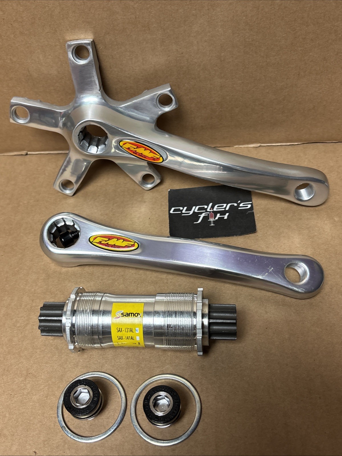 NOS FMF 155mm Pro Stroke Crank Set Isis Spline 110 BCD Mini Bmx Shimano Race w/