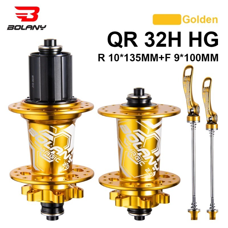 32H MTB Bicycle Disc Brake 6 Pawls 108 Clicks 4 Sealed Bearing Hubs XD HG QR