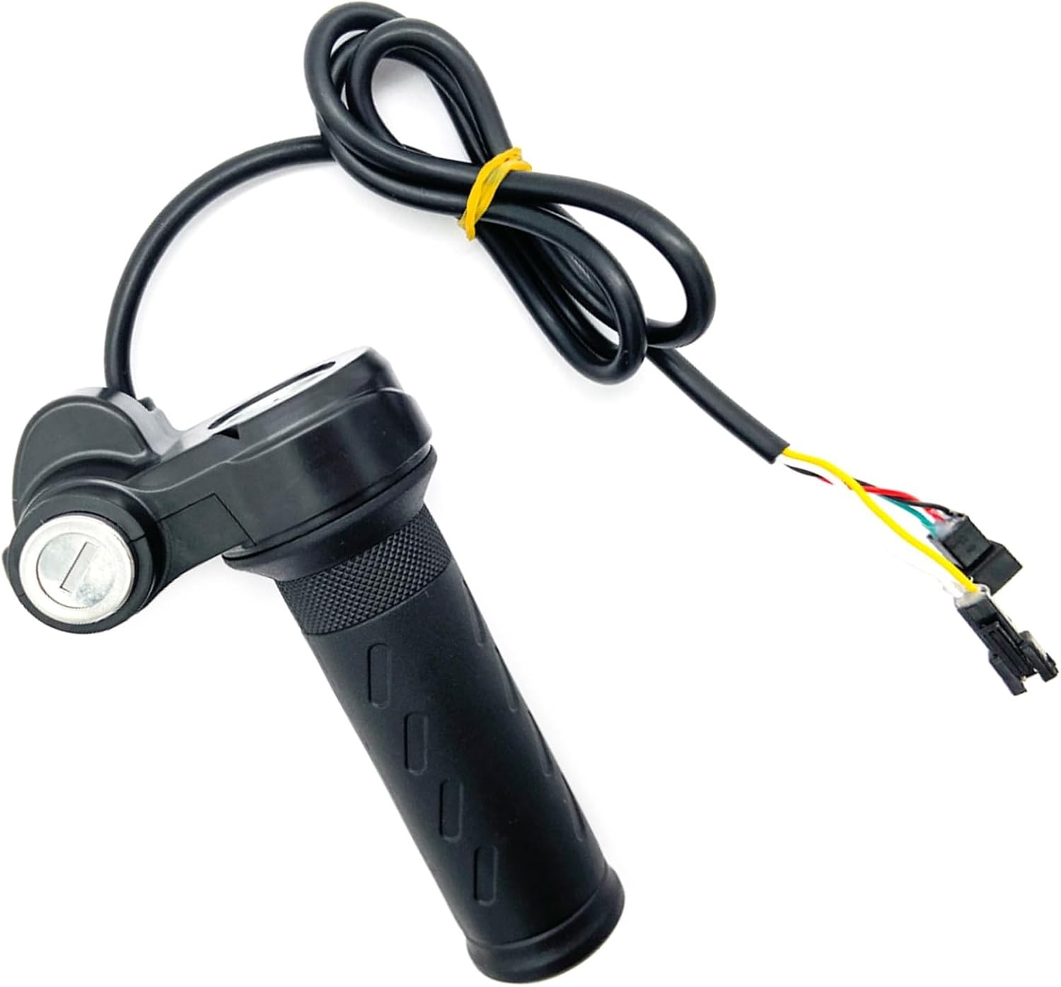 Ebike Full Twist Throttle Grip with 2 Keys Compatible Fit for Ridstar Q20 E-Bike
