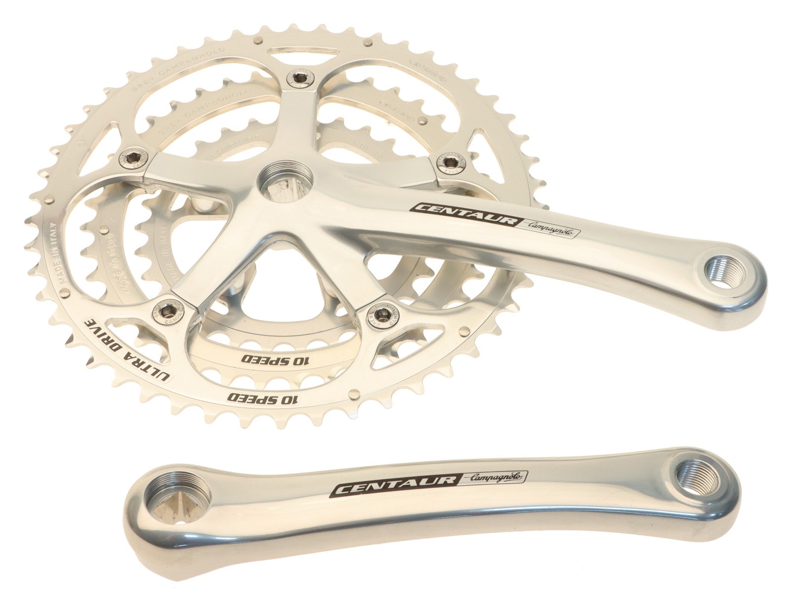 Campagnolo Centaur Triple Crankset 10 Speed 50/40/30T 170mm 2003 NOS NEW