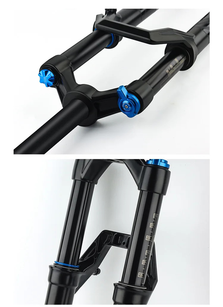 26/29 inch MTB Air Suspension Fork 125mm Travel 28.6mm Steerer Shoulder Lockout