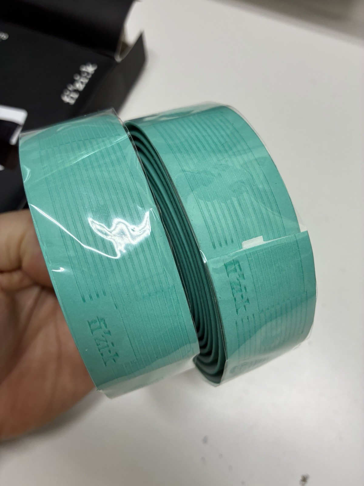 Fizik Vento solocush tacky bianchi green celeste blue 2.7mm Handlebar Bar Tape