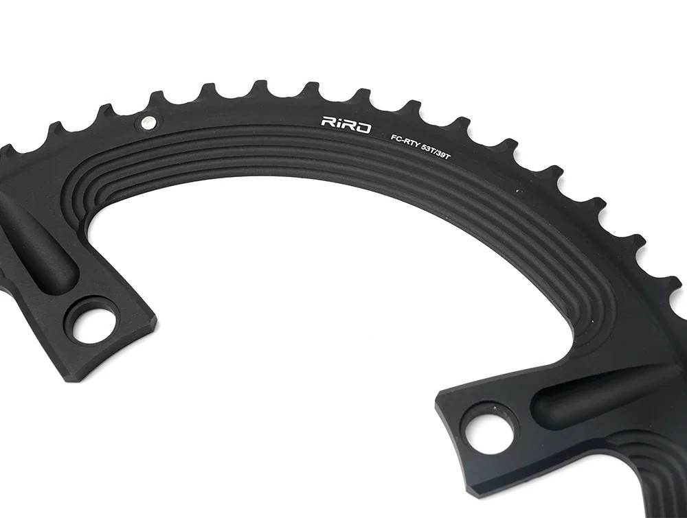 Road Bike 4 Bolt 110BCD Chainring 50-34T 52-36T 53-39T Crankset Round Chainwheel