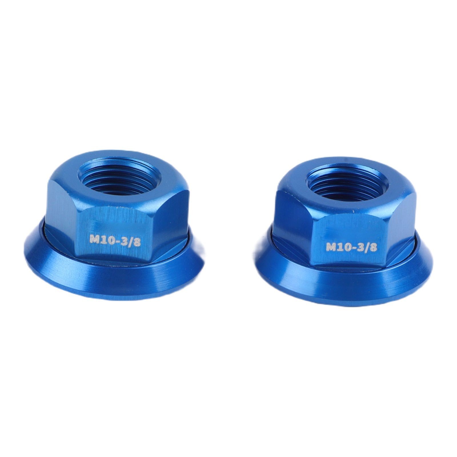 Aluminum Alloy Nuts For Bike Assembly 2pcs Package 7075 Aluminum Alloy Material