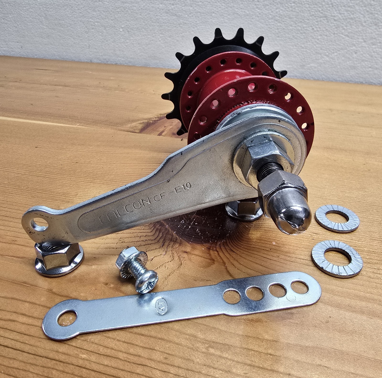 Vintage Falcon Rear SS Bike Hub RED 36H 18T Coaster Cruiser Schwinn 110mmKlunker