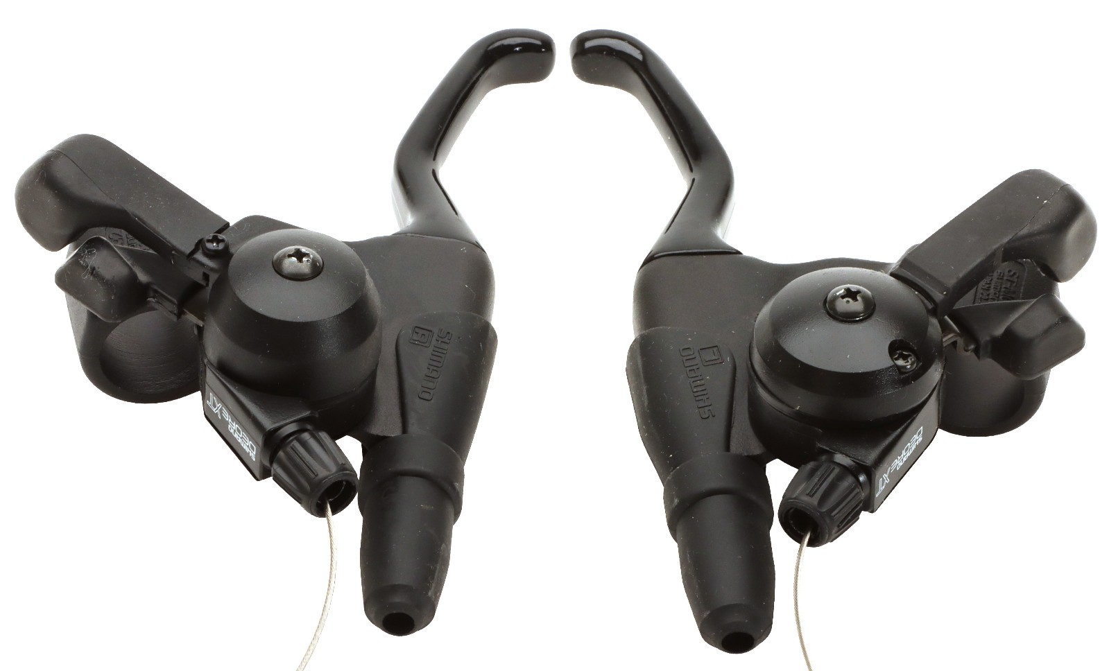 Shimano Deore XT STI-M092 Shift/Brake Lever Set 3x7s Black NOS