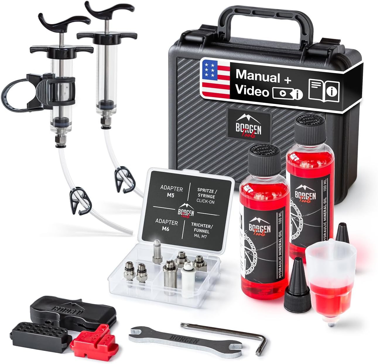 Brake Bleed Kit PRO for Shimano, Tektro & TRP Hydraulic Disc Brakes – Bike Bleed
