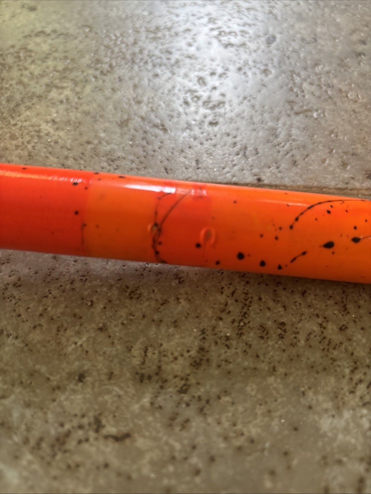 Grove Innovations Orange Splatter One Piece Bar Quill Stem 24” 22.2 High Rise